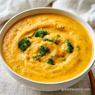 4 Ingredient Crockpot Cheese Soup, Creamy