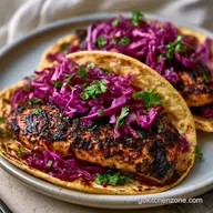 Blackened Tilapia Tacos Recipe for 4