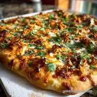 Buffalo Chicken Pizza Recipe in 27 Minutes - Crispy