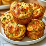 Cheese Veggie Muffins in 30 Minutes