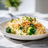 Cheesy Chicken Broccoli Rice for 4 Servings