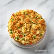 Cheesy Chicken Noodle Casserole: Creamy