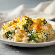 Chicken Broccoli Rice Casserole for 8 Servings