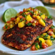 Chili Lime Mango Tilapia in 20 Minutes