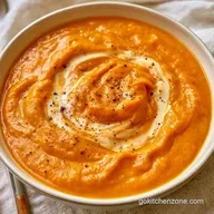 Creamy Pumpkin Soup with Coconut Milk