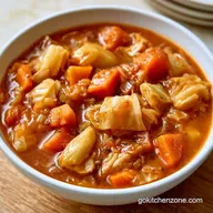 Crockpot Cabbage Soup with Hamburger