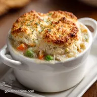 Crockpot Chicken Pot Pie with Biscuits