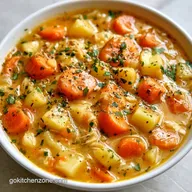 Healthy Crockpot Chicken Soup: Meal Prep