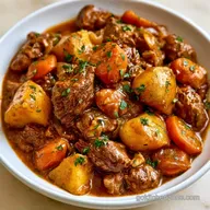 Crockpot Hamburger Stew with Potatoes