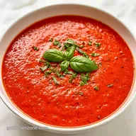 Crockpot Tomato Basil Soup for 6 Servings