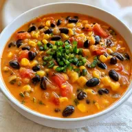 Crockpot Tortilla Soup Vegetarian - 7h