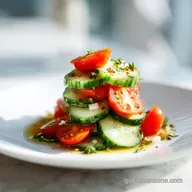 Cucumber Tomato Salad in 10 Minutes