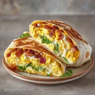 Freezer Breakfast Burritos for 12