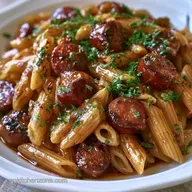 Easy Summer Sausage Pasta for 4 Servings