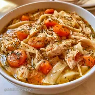 Fall Chicken Noodle Soup for 8 Servings