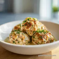 Garlic Parmesan Turkey Meatballs: Baked in 35 Minutes