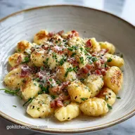 Gnocchi Carbonara: Restaurant-Quality Creamy Emulsion