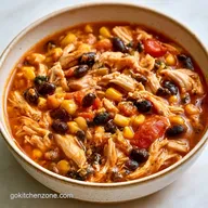 Healthy Crockpot Chicken Taco Soup Rotel