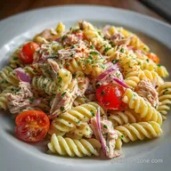 Healthy Tuna Pasta Salad: Greek Yogurt Dressing