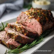 Christmas Eve Dinner Idea with Herb-Roasted Beef: Slow-Roasted