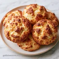 High Protein Breakfast Biscuits: Baked