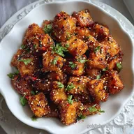 Crispy Honey Garlic Tofu Recipe