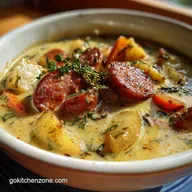 Kielbasa Potato Soup in 50 Minutes | Creamy