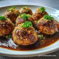 Meatballs and Gravy for 10 People: Classic Comfort Recipe