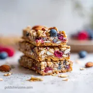 No Bake Granola Bars: Honey Sweetened Chewy Squares