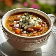 Pinto Bean Soup: Smoky & Velvety | Slow Cooker Recipe
