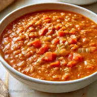 Red Bean Lentil Soup for 4 Servings