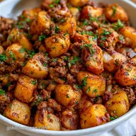 Slow Cooker Hamburger Hash: One-Pot