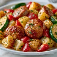 Summer Sausage Skillet Dinner for 4