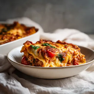 3 Ingredient Ravioli Bake Lazy Lasagna for 6 Servings