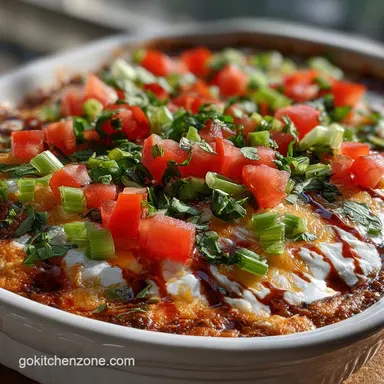 7-Layer Dip Recipe with Refried Beans and Guacamole: Party-Ready Recipe Card