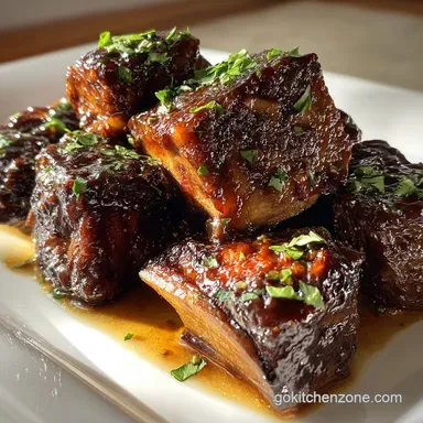 Beef Short Ribs Crock Pot Recipe for Tender Results Recipe Card