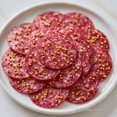 Beef Summer Sausage with Mustard Seeds