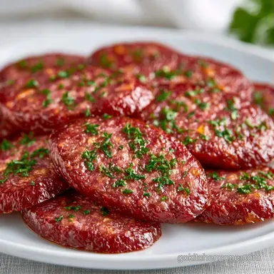 Beef Summer Sausage for a Crowd Recipe Card