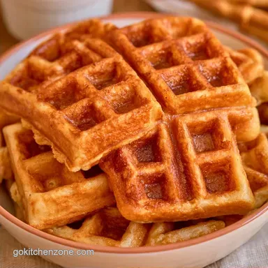 Crispy Waffles for 4 Servings