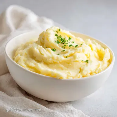 Mashed Potatoes: Creamy Recipe for 6 Servings Recipe Card