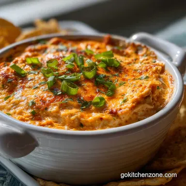 Buffalo Chicken Dip Crock Pot Recipe: Creamy Baked Recipe Card