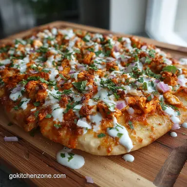 Buffalo Chicken Pizza in 30 Minutes Recipe Card