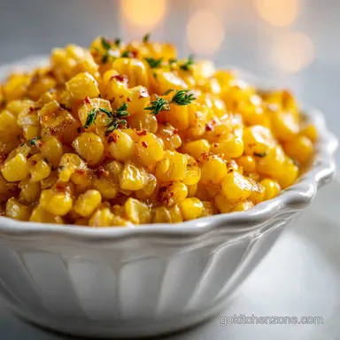 Buttered Sweet Corn in 15 Minutes for 4 Servings Recipe Card
