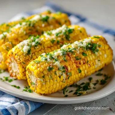 Buttery Garlic Corn on the Cob: A 15-Minute Side Dish Recipe Card