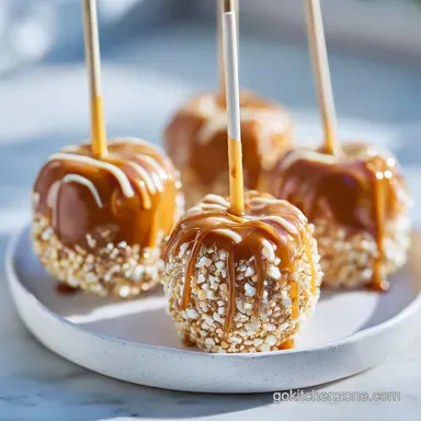 Caramel Apple Dippers in 20 Minutes Recipe Card