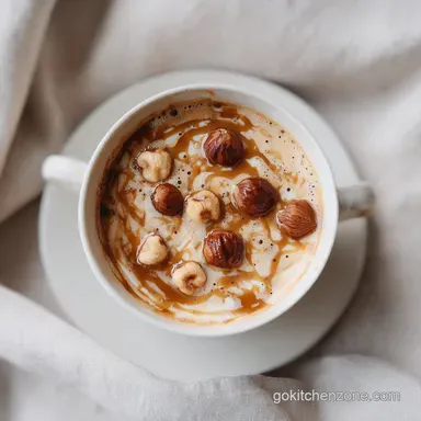 Caramel Hazelnut Iced Coffee in 10 Minutes with Silky Finish Recipe Card
