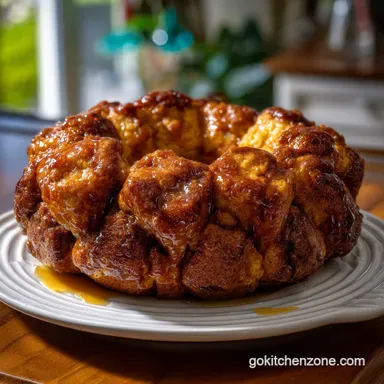 Monkey Bread: Buttery Caramelized Pull-Apart Treat Recipe Card