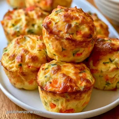 Cheese Veggie Muffins in 30 Minutes Recipe Card