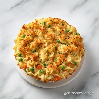 Cheesy Chicken Noodle Casserole: Creamy