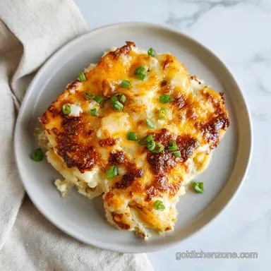 Creamy Cheesy Potato Recipe: For 8 Servings Recipe Card